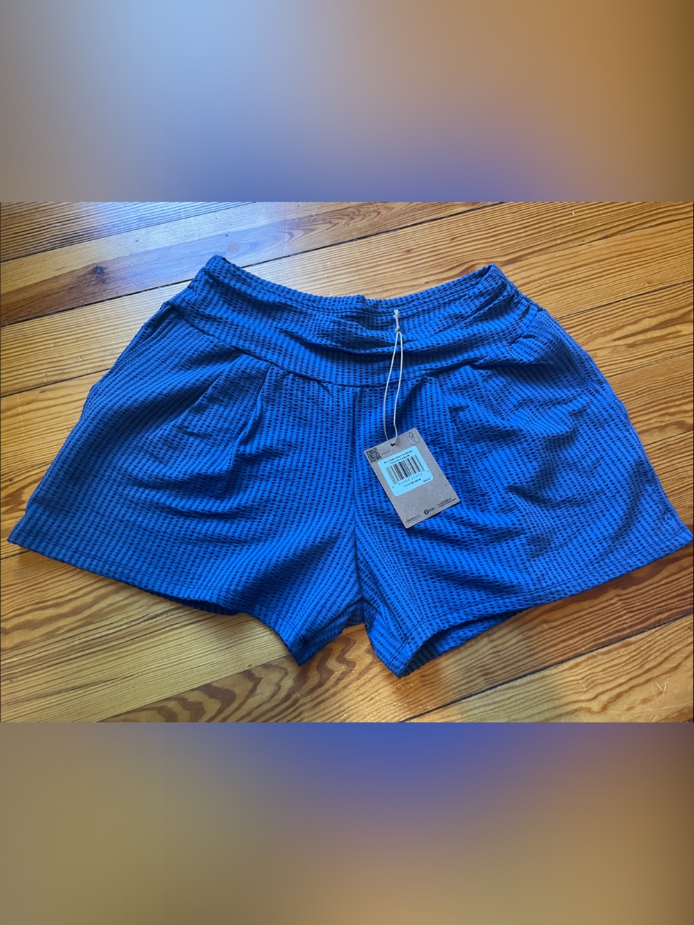 Toad&Co Chaka cornflower Blue Textured Samba Women's Shorts